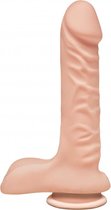 The D - Super D - 8 Inch - Vanilla - Realistic Dildos -