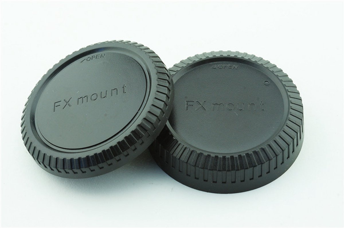 Achterdop+Bodydop (2 stuk): Fujifilm X mount camera lens