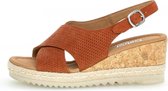 Gabor 62.831.49 Dames Sandalen - Bruin - Maat 43