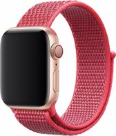 Geschikt voor Apple Watch 38/40MM Bandje Rood - Nylon