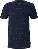 Tom Tailor Denim Korte mouw T-shirt - 1027837 Marine (Maat: M)