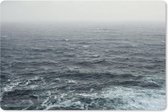 Muismat Zee - Een ruige zee muismat rubber - 27x18 cm - Muismat met foto