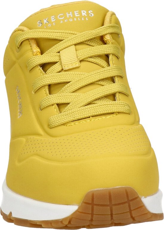 Skechers Uno -Stand On Air Dames Sneakers - Yellow - Maat 36