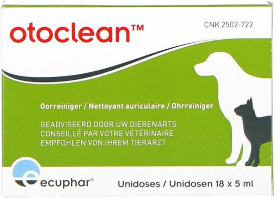 Otoclean Oorreiniger Hond - Kat 18 x 5 ml