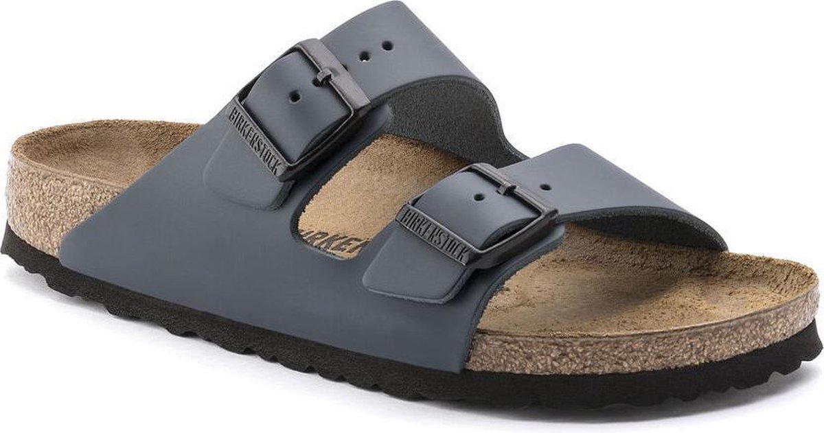 Birkenstock Arizona natuurleer narrow uni Blauw