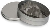 Medina Set Uitsteekvormen 9,4 X 2,6 Cm Rvs  4-Delig