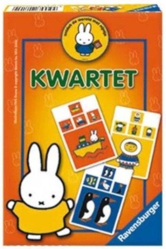 Thumbnail van een extra afbeelding van het spel Ravensburger nijntje ontdekt de wereld kwartet