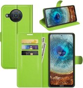 Nokia X10 / X20 Hoesje - Book Case - Groen