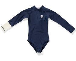Tenue de Soleil - UV-badpak voor meisjes - Malie - Royal Ocean Blue - maat 116-122cm