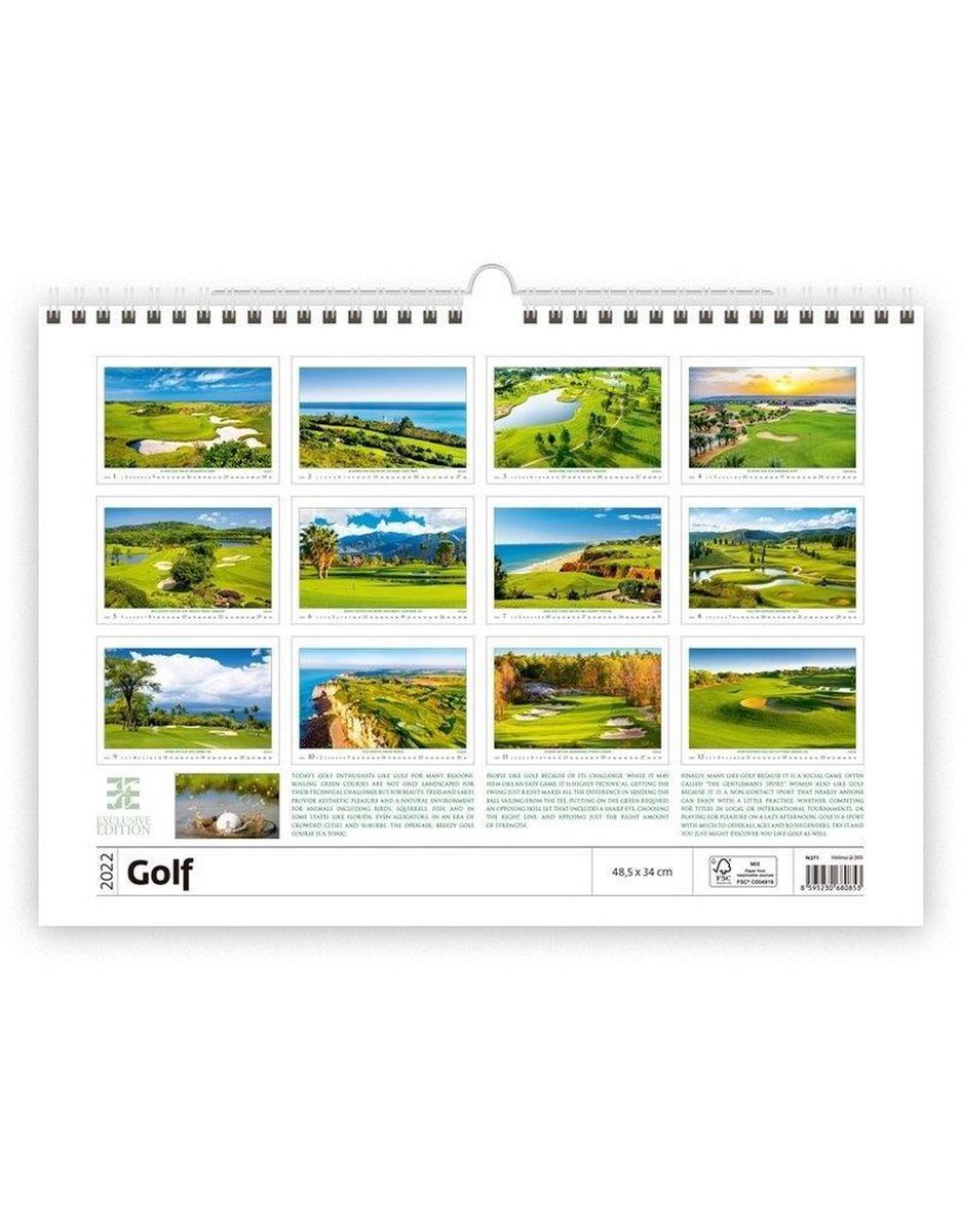 Golf Kalender 2022