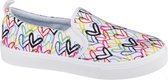 Skechers Poppy Drippin Love 155503-WMLT, Vrouwen, Wit, Sneakers,Sportschoenen, maat: 41