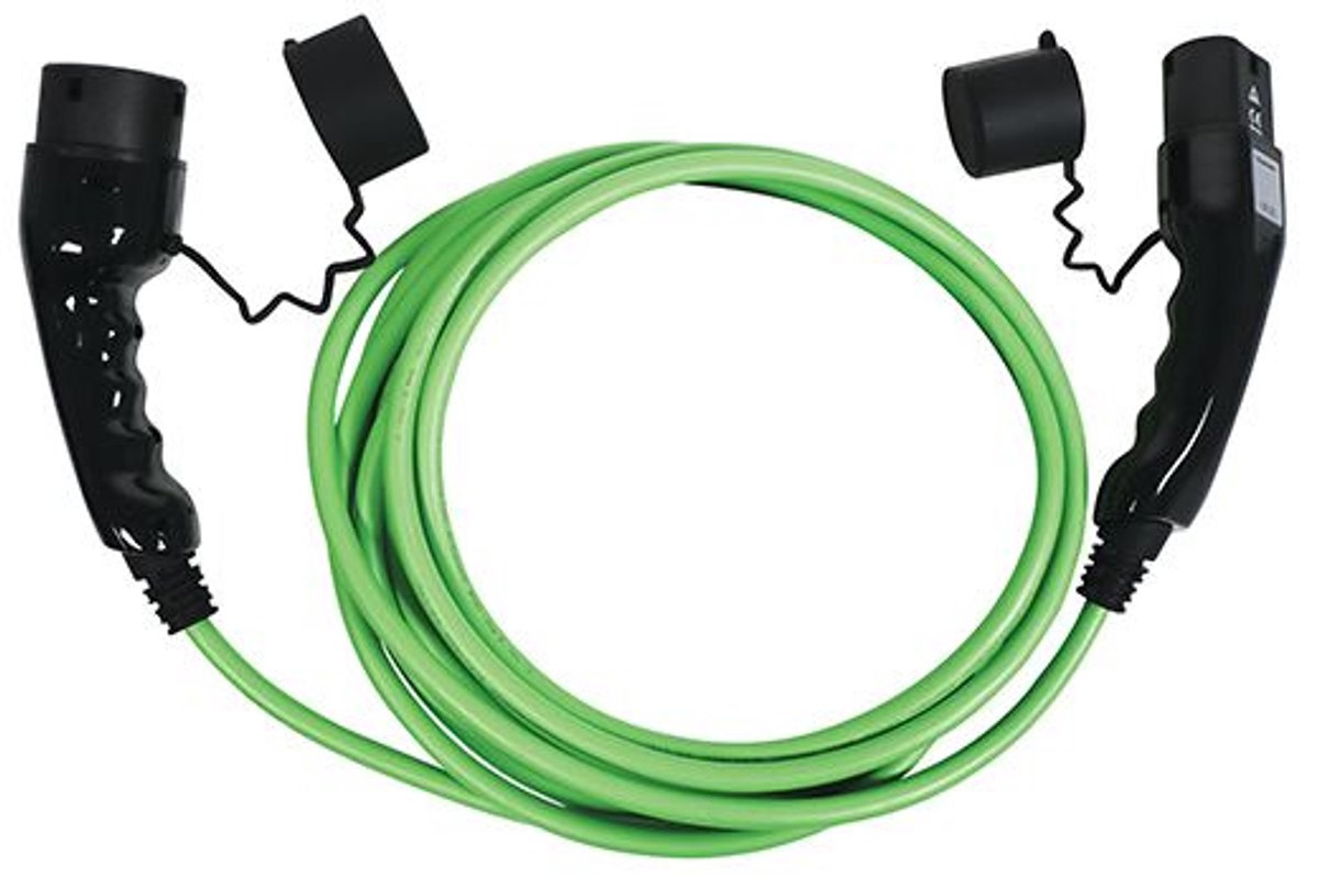 Blaupunkt Laadkabel B1p16at2 Elektrische Auto 16a Groen 2 Meter