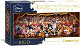 Clementoni Puzzels voor volwassenen - Disney Orchestra (New Format), Panorama Puzzel 1000 Stukjes, 14-99 jaar - 39445