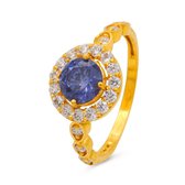 Dames ring Sara blauw