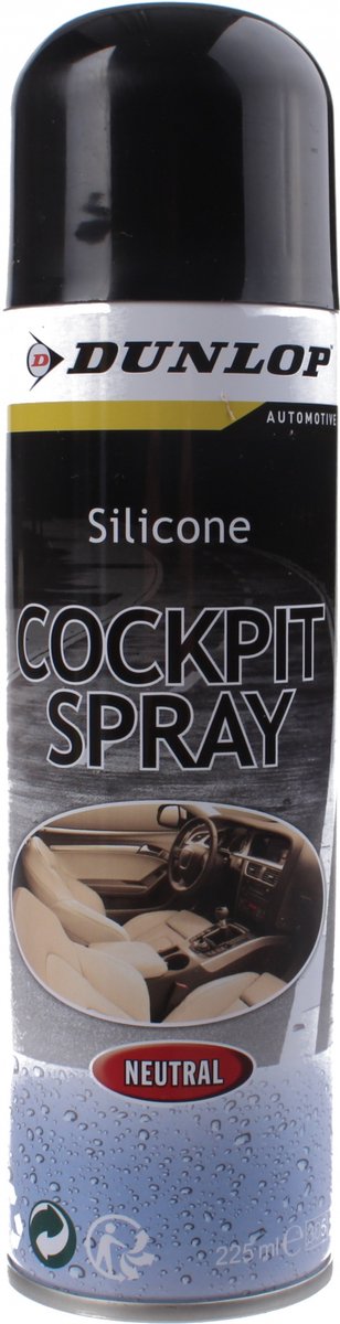 Dunlop Cockpitspray Zwart 225 Ml Neutraal