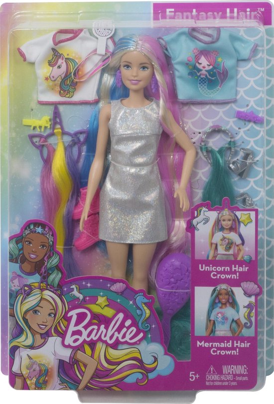 Barbie Tienerpop Fantasy Hair Meisjes 30 Cm 12-delig | bol.com