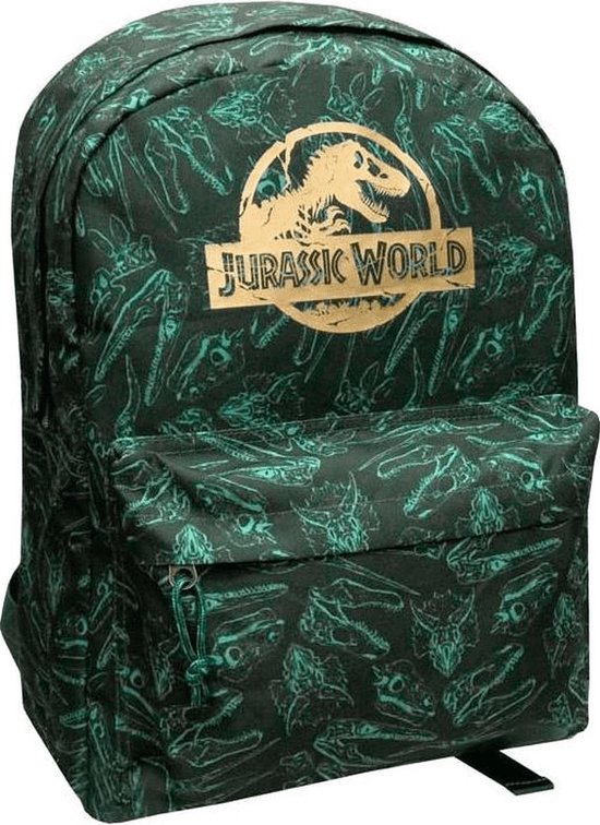 Jurassic World Rugzak Logo - 40 x 30 x 20 cm - Groen | bol