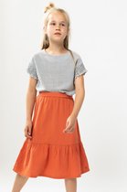 Sissy-Boy - Oranje mousseline maxi rok