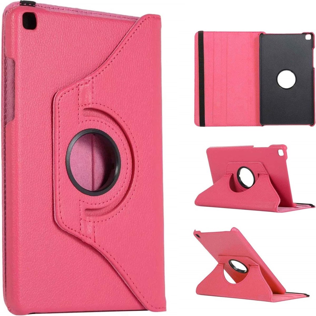 Hoesje Geschikt Voor Samsung Galaxy Tab A 8.0 (2019) Draaibaar Hoesje - Roze Ntech