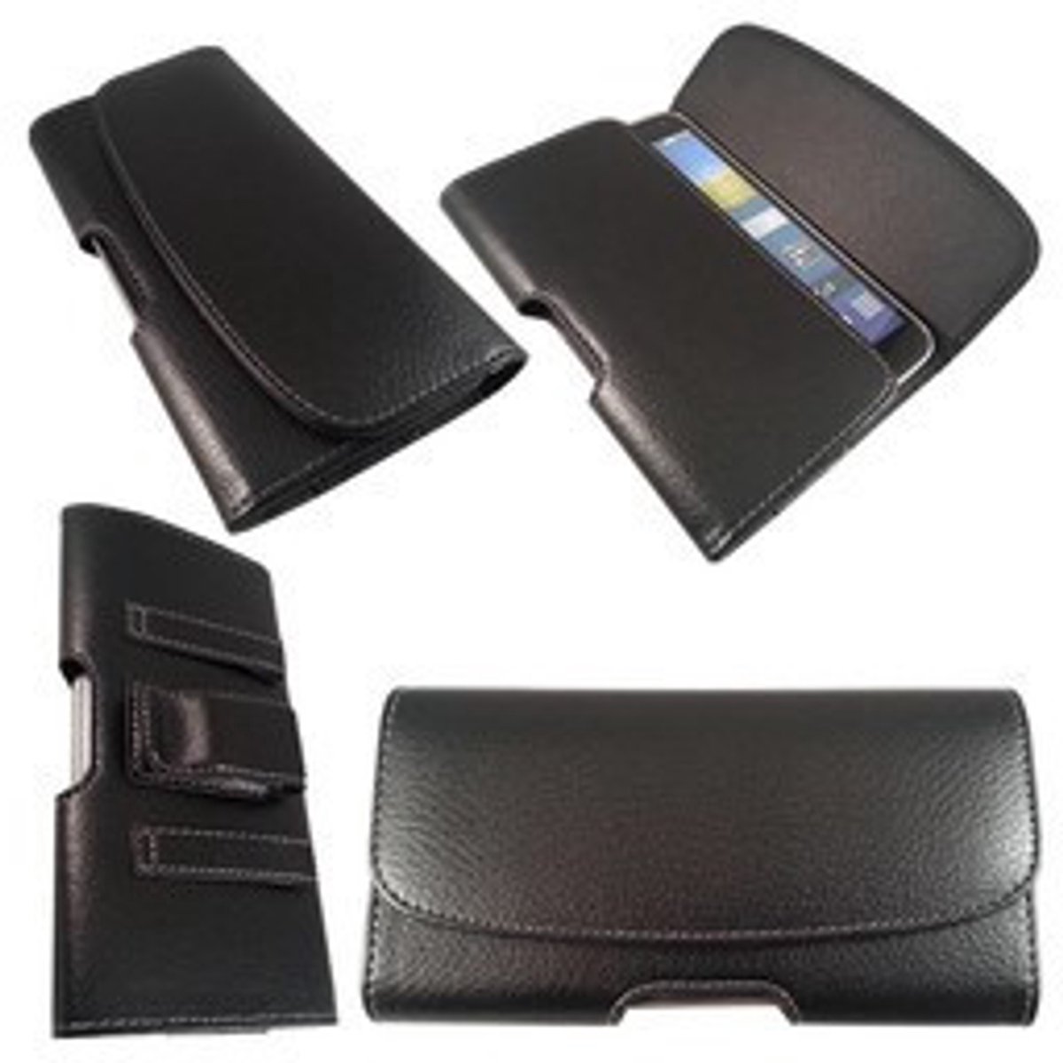 Ntech Riem holster case hoesje Hoesje - Zwart