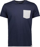 Jack & Jones T-shirt Jorcanyon Pocket Tee Ss Crew Neck 12189666 Navy Blazer/reg Mannen Maat - L