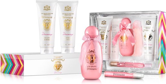 New Brand Geurset Princess Dreaming Dames Roze 375 Ml 4-delig | bol.com