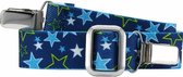 Playshoes riem elastisch met clip sterren blauw