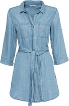 Hailys blouse tenny Blauw Denim-Xl