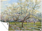 Tuinposter Boomgaard in bloei - Schilderij van Vincent van Gogh - 120x90 cm