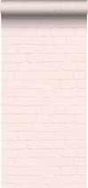 ESTAhome behang bakstenen zacht roze - 139191 - 0.53 x 10.05 m