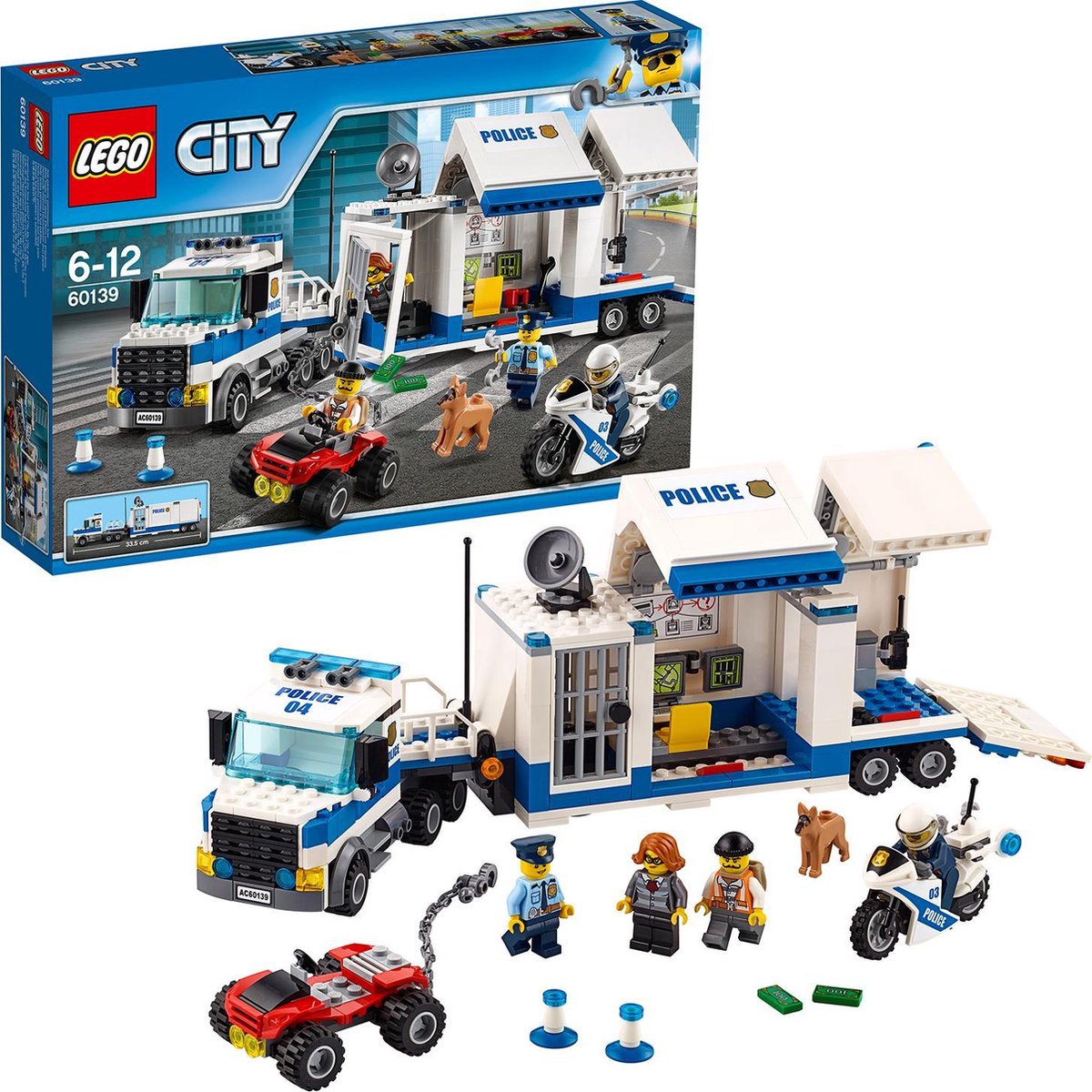 LEGO City Politie Mobiele Commandocentrale - 60139 - LEGO