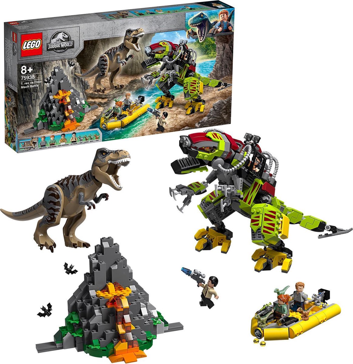 LEGO 75940 Jurassic World L'évasion du Gallimimus et du Ptéranodon,  Figurine Dinosaure, Jouet de Construction pour Enfants 8 Ans et Plus :  : Jeux et Jouets