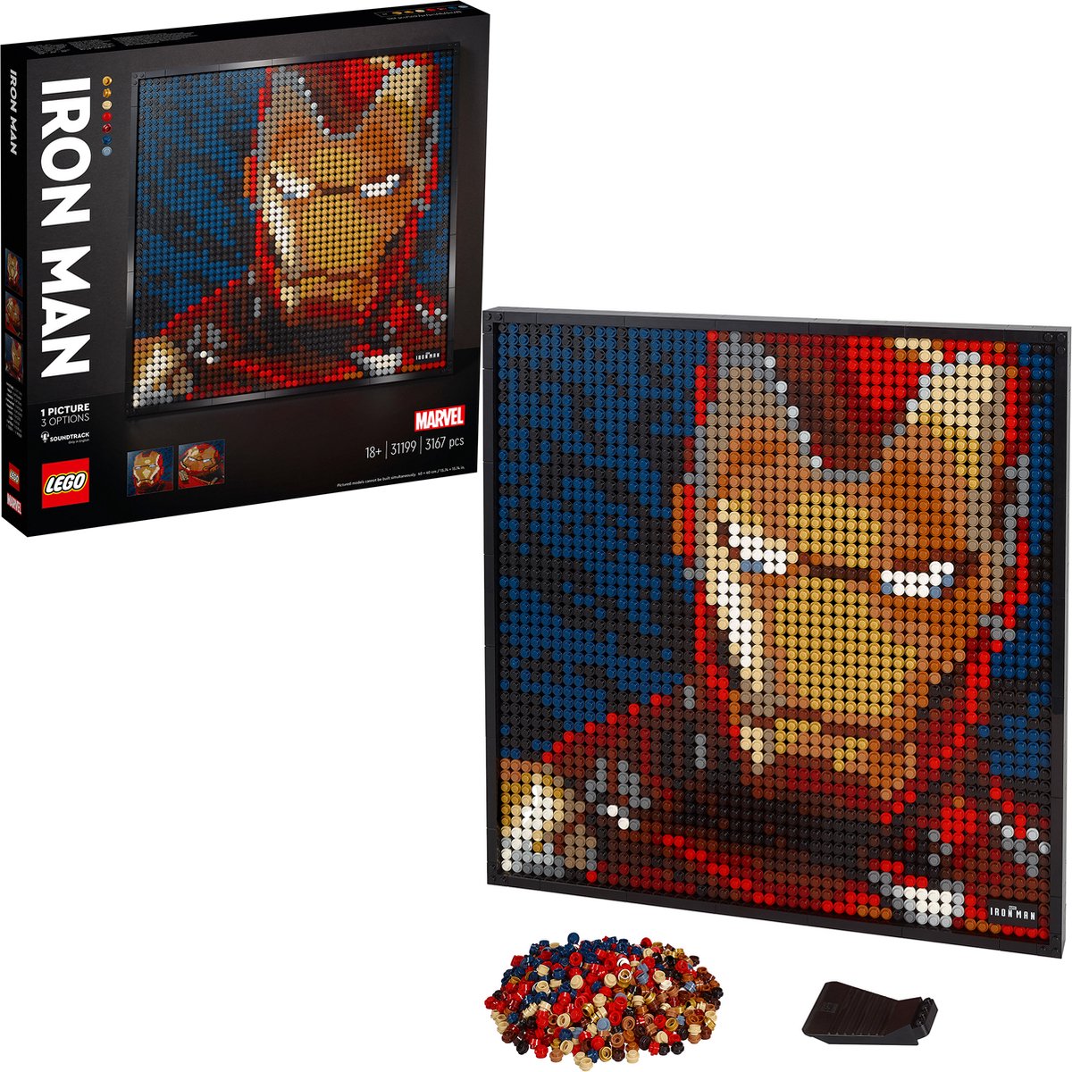 LEGO ART Marvel Studios Iron Man 31199 — afbeelding 2