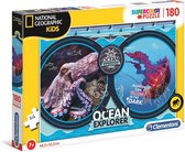 Clementoni Supercolor Puzzel - OCEAN EXPLORER - National Geographic Kids - 104 Stukjes