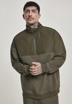 Urban Classics - Military Troyer Sweater/trui - L - Groen