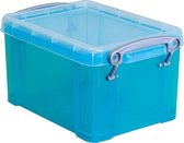 Really Useful Box 16 liter transparant helblauw