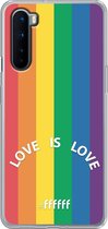 6F hoesje - geschikt voor OnePlus Nord -  Transparant TPU Case - #LGBT - Love Is Love #ffffff