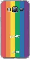 6F hoesje - geschikt voor Samsung Galaxy J3 (2016) -  Transparant TPU Case - #LGBT - #LGBT #ffffff