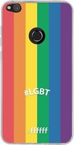 6F hoesje - geschikt voor Huawei P8 Lite (2017) -  Transparant TPU Case - #LGBT - #LGBT #ffffff
