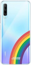 6F hoesje - geschikt voor Huawei P Smart Pro -  Transparant TPU Case - #LGBT - Rainbow #ffffff