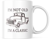 Verjaardag Mok I'm not old, I'm a classic (pickup truck)