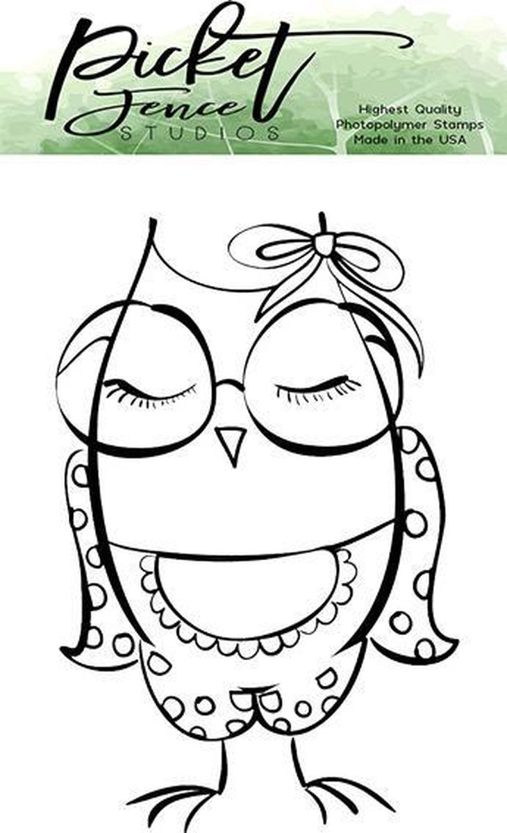 Nerdy Girl Owl Clear Stamps (OWL-103)