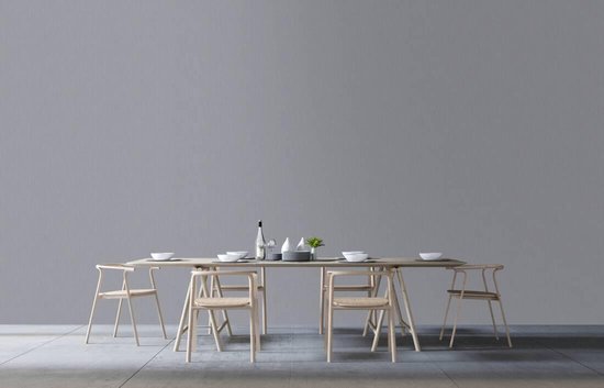 PAPIER PEINT UNI - Grijs - "Papier d'Architectes" AS Creation Jungle Chic