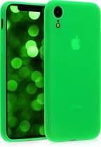 kwmobile telefoonhoesje voor Apple iPhone XR - Hoesje voor smartphone - Back cover in neon groen