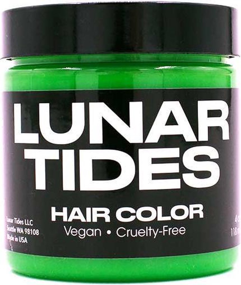 Lunar Tides - Neon Lime Semi permanente haarverf - One Size - Groen