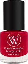 Miss W Pro Nagellak Dames 7,5 Ml Veganistisch Pure Red 4