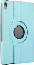 Case2go - Tablet hoes geschikt voor Lenovo Tab P11 Pro - Draaibare Book Case Cover - 11.5 Inch - Licht Blauw