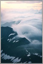 JUNIQE - Poster met kunststof lijst A Curtain of Clouds by @noberson