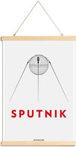 JUNIQE - Posterhanger Sputnik 2 -40x60 /Wit