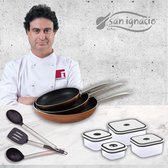 PANS SET 3 + 4 + 3 lunchboxen UTENSIL